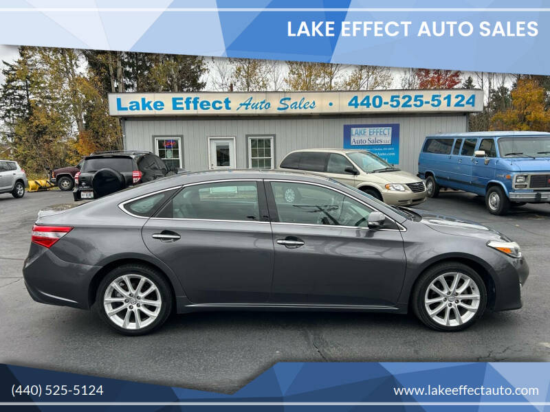 2015 Toyota Avalon for sale at Lake Effect Auto Sales in Chardon OH