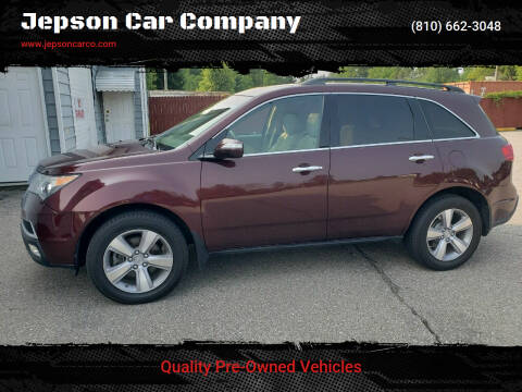2012 Acura MDX for sale at Jepson Car Company in Saint Clair MI