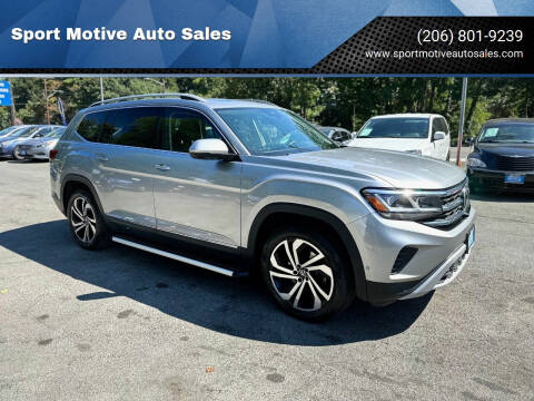 2021 Volkswagen Atlas for sale at Sport Motive Auto Sales in Seattle WA
