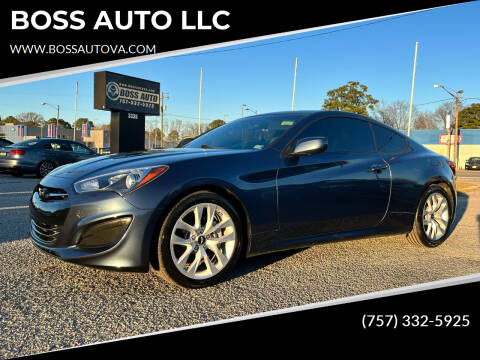 2013 Hyundai Genesis Coupe for sale at BOSS AUTO LLC in Norfolk VA