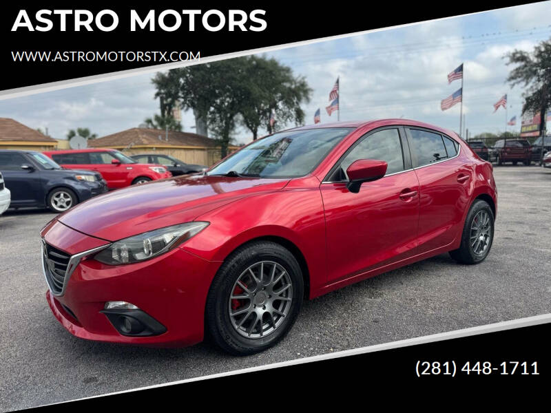 2015 Mazda MAZDA3 for sale at ASTRO MOTORS in Houston TX