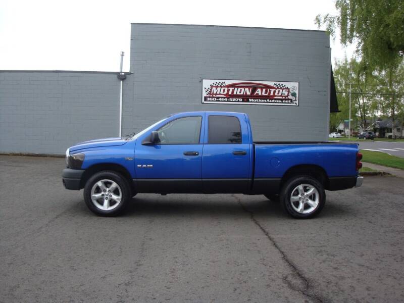 2008 Dodge Ram for sale at Motion Autos in Longview WA