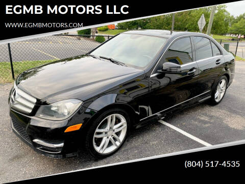 2013 Mercedes-Benz C-Class for sale at EGMB MOTORS in Midlothian VA