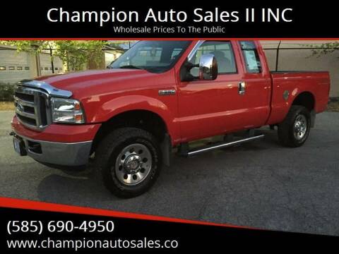 2006 Ford F-250 Super Duty for sale at Champion Auto Sales II INC in Rochester NY