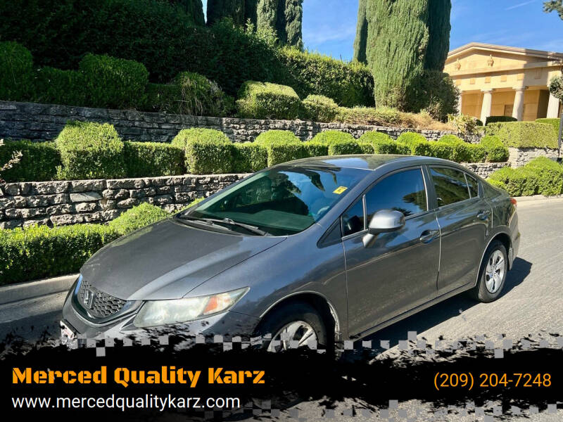 2013 Honda Civic for sale at Merced Quality Karz in Merced CA