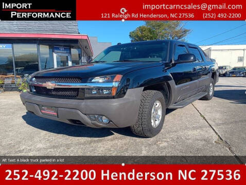 2004 Chevrolet Avalanche for sale at Import Performance Sales - Henderson in Henderson NC