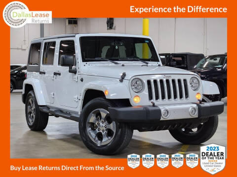 2016 Jeep Wrangler Unlimited for sale at Dallas Auto Finance in Dallas TX