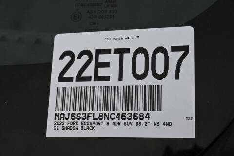 2022 Ford EcoSport S