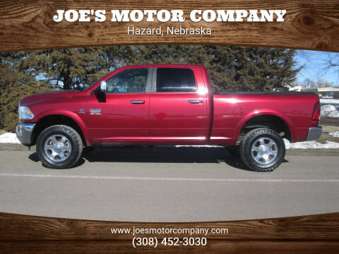 2012 RAM 2500 for sale at Joe's Motor Company in Hazard NE