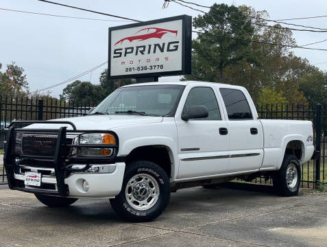 2006 GMC Sierra 2500HD for sale at Spring Motors in Spring TX