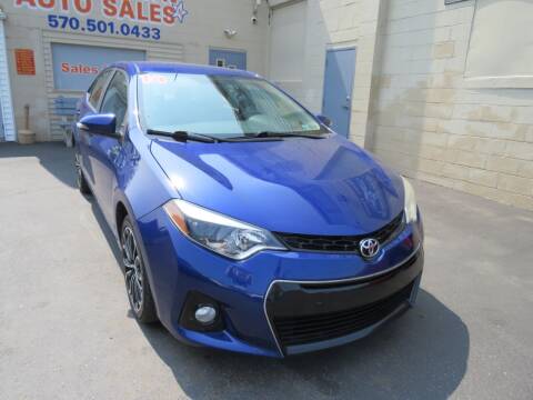 2014 Toyota Corolla for sale at Small Town Auto Sales in Hazleton PA