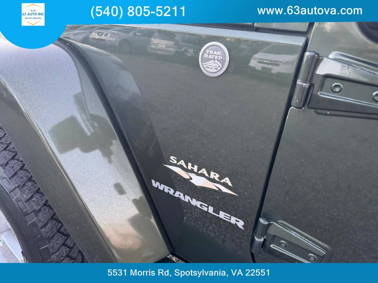 2007 Jeep Wrangler for sale at 63 Auto Inc in Spotsylvania, VA