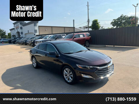 2020 Chevrolet Malibu for sale at Shawn's Motor Credit in Houston TX