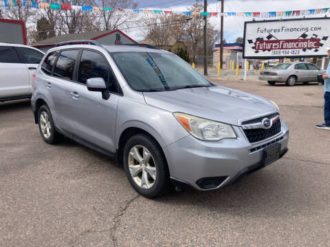 2015 Subaru Forester for sale at FUTURES FINANCING INC. in Denver CO