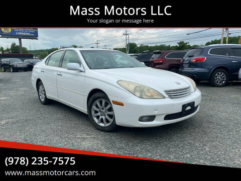 2004 Lexus ES 330 for sale at Mass Motors LLC in Worcester MA