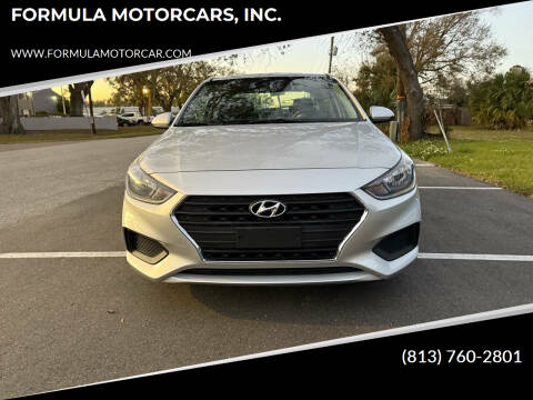 2021 Hyundai Accent for sale at FORMULA MOTORCARS, INC. in Tampa FL