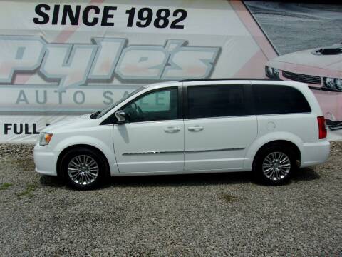 2016 Chrysler Town and Country for sale at Pyles Auto Sales in Kittanning PA