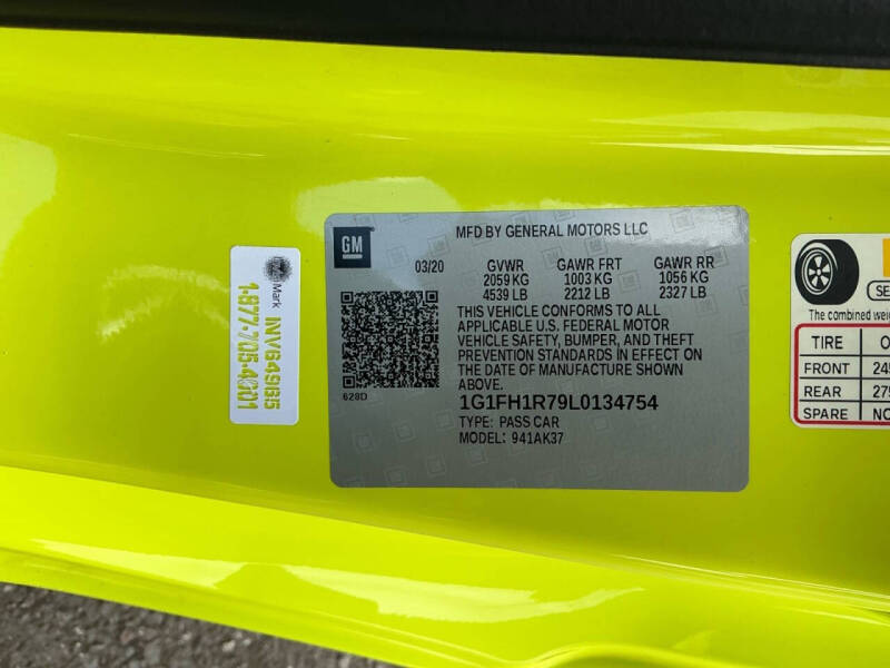 2020 Chevrolet Camaro SS