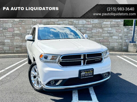 2016 Dodge Durango for sale at PA AUTO LIQUIDATORS in Huntingdon Valley PA