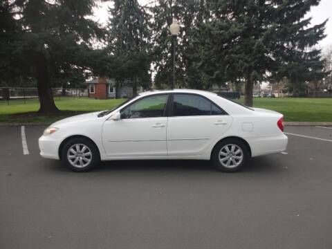 2002 Toyota Camry for sale at TONY'S AUTO WORLD in Portland OR