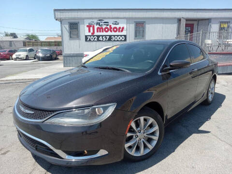 2015 Chrysler 200 for sale at TJ Motors in Las Vegas NV