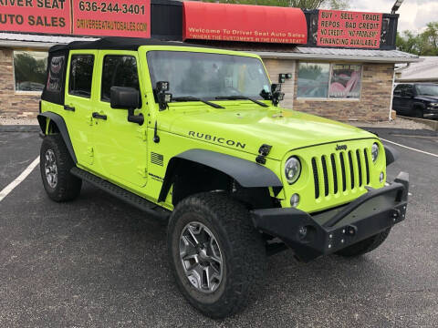 2016 Jeep Wrangler Unlimited for sale at Driver Seat Auto Sales in Saint Charles MO