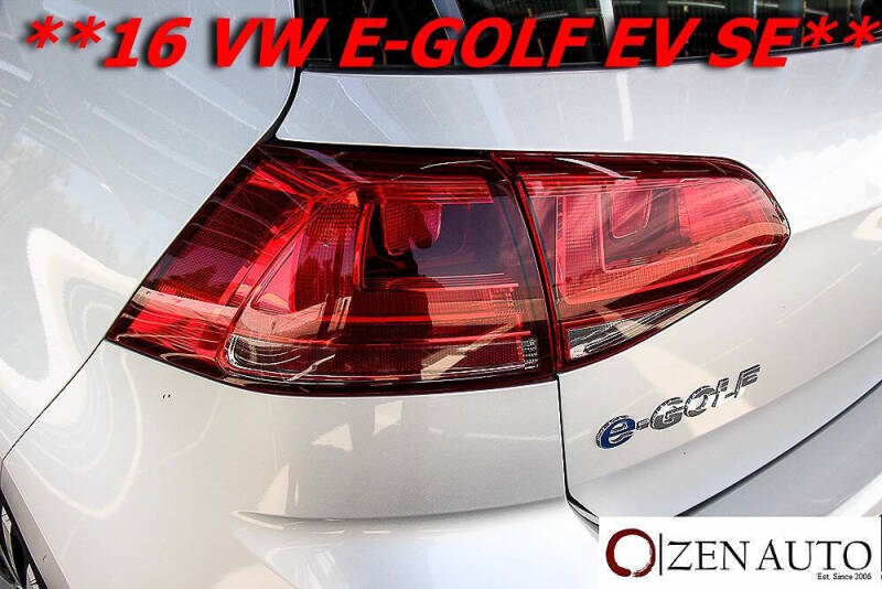 2016 Volkswagen e-Golf SE