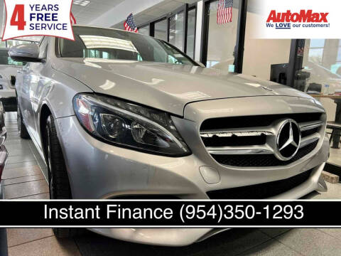 2015 Mercedes-Benz C-Class for sale at Auto Max in Hollywood FL