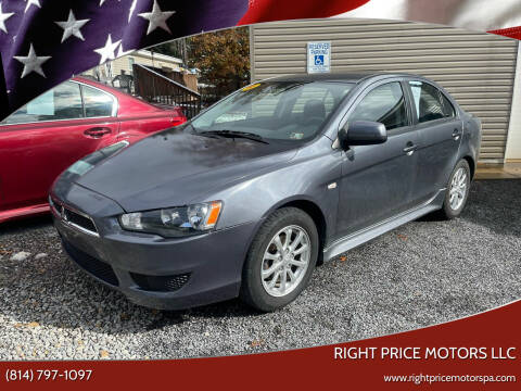 2011 Mitsubishi Lancer for sale at Right Price Motors LLC in Cranberry PA