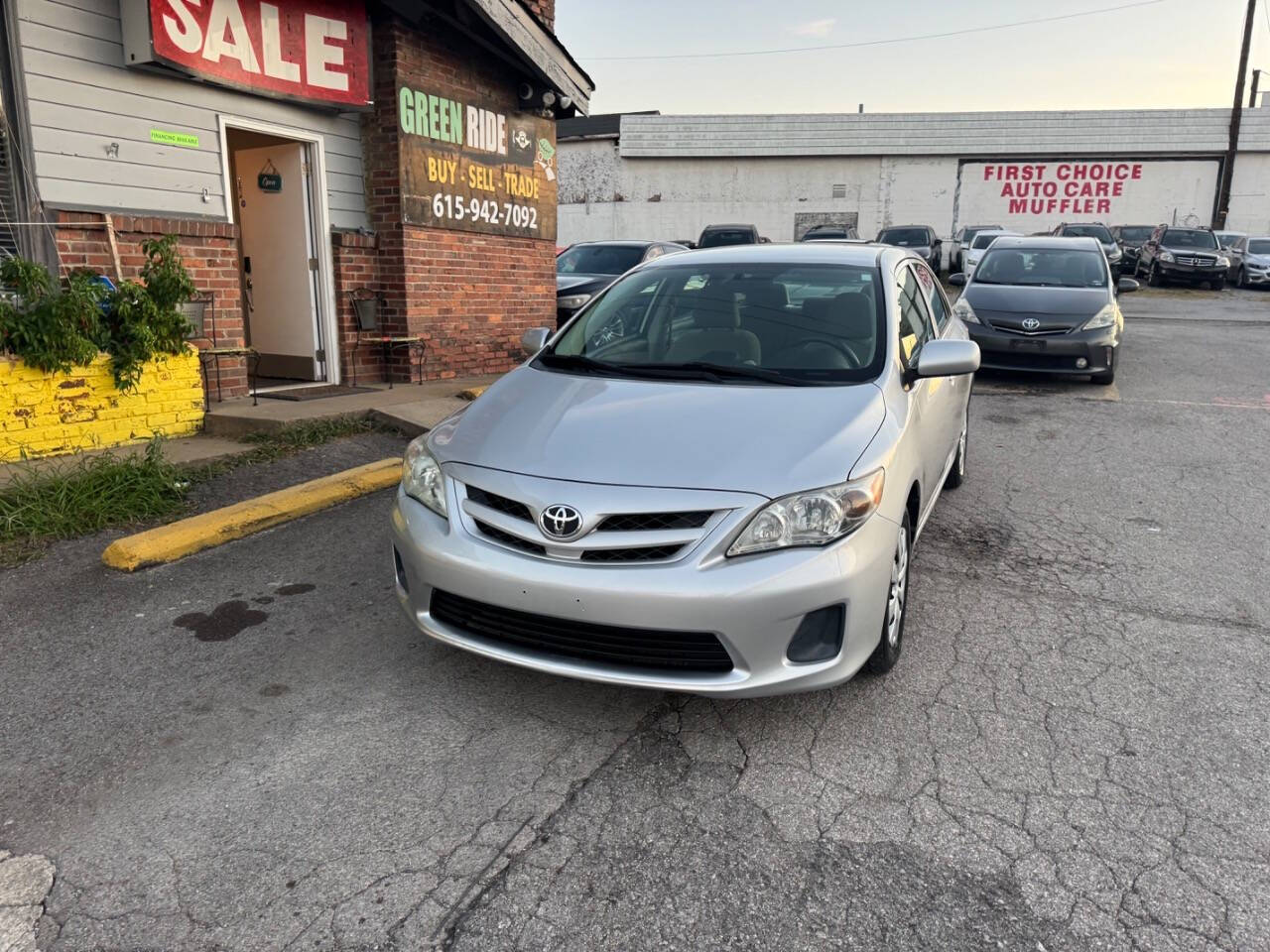 2013 Toyota Corolla for sale at Green Ride LLC in NASHVILLE, TN