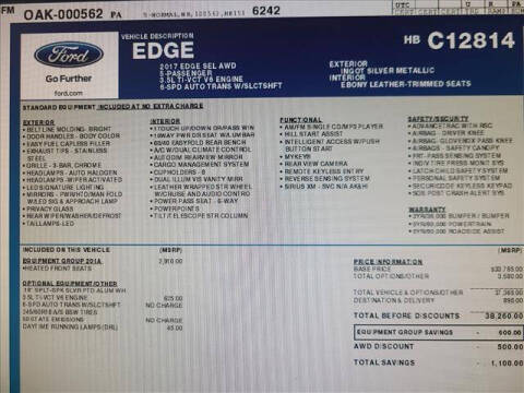 2017 Ford Edge SEL
