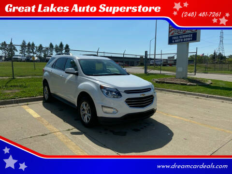 2017 Chevrolet Equinox for sale at Great Lakes Auto Superstore in Waterford Township MI