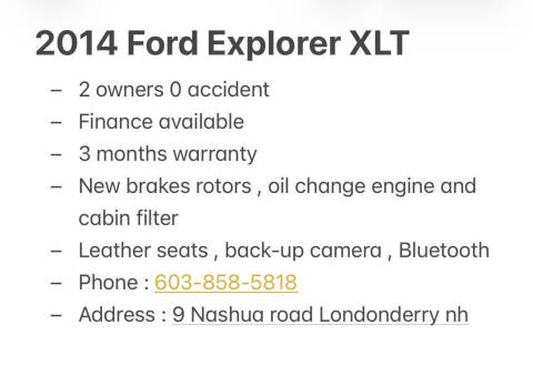 2014 Ford Explorer XLT