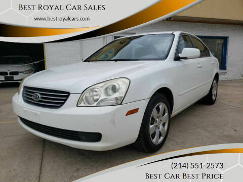 2008 Kia Optima for sale at Best Royal Car Sales in Dallas TX