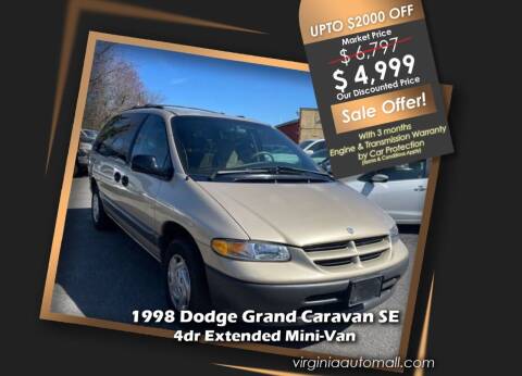 1998 Dodge Grand Caravan for sale at Virginia Auto Mall in Woodford VA