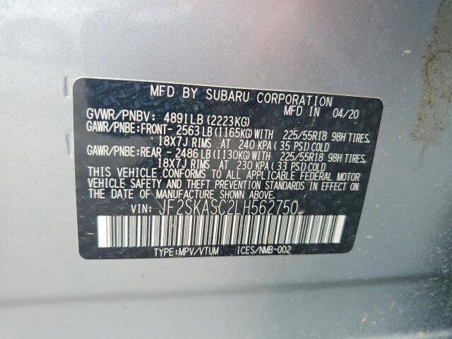 2020 Subaru Forester Limited