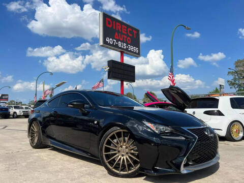 2015 Lexus RC 350 for sale at Direct Auto in Orlando FL