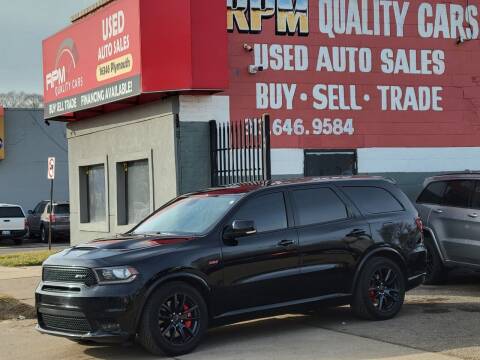 2019 Dodge Durango for sale at RPM Quality Cars in Detroit MI