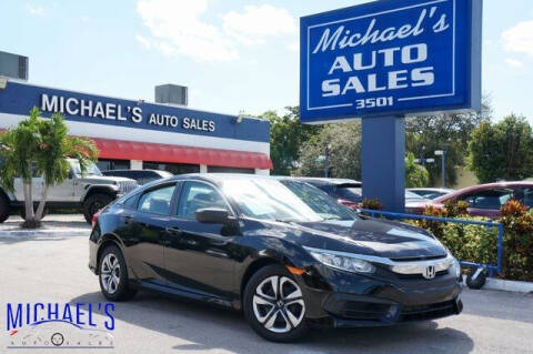 2018 Honda Civic for sale at Michael's Auto Sales Corp in Hollywood FL