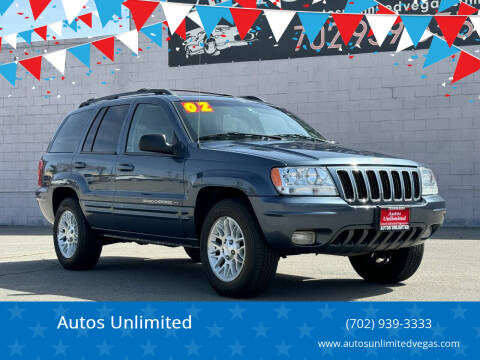 2002 Jeep Grand Cherokee for sale at Autos Unlimited in Las Vegas NV