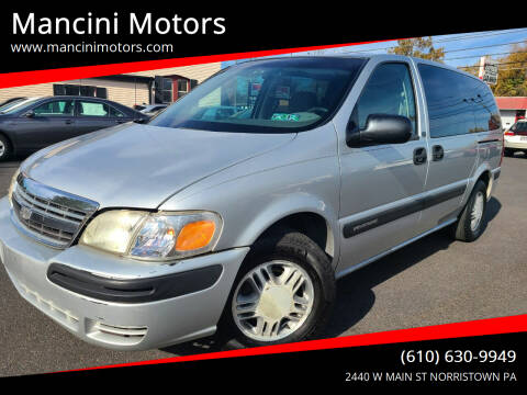2003 Chevrolet Venture for sale at Mancini Motors in Norristown PA