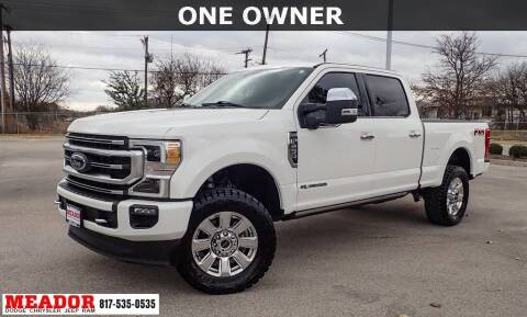 2020 Ford F-250 Super Duty for sale at Meador Dodge Chrysler Jeep RAM in Fort Worth TX
