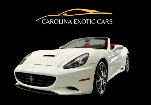2013 Ferrari California for sale at Carolina Exotic Cars & Consignment Center in Raleigh NC