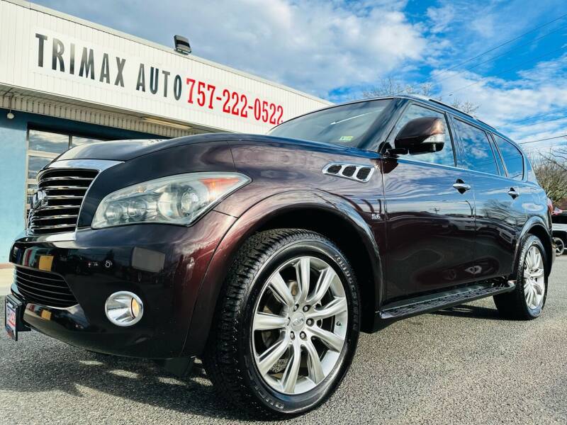2014 Infiniti QX80 for sale at Trimax Auto Group in Norfolk VA