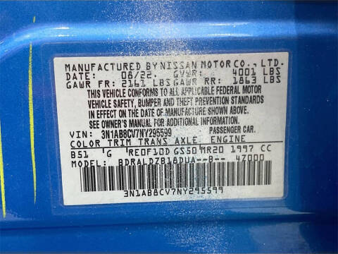 2022 Nissan Sentra SV