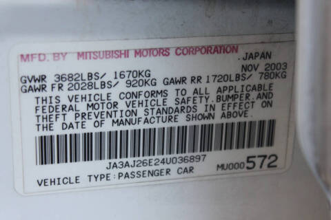 2004 Mitsubishi Lancer ES