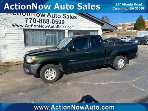 2012 Toyota Tacoma for sale at ACTION NOW AUTO SALES in Cumming GA