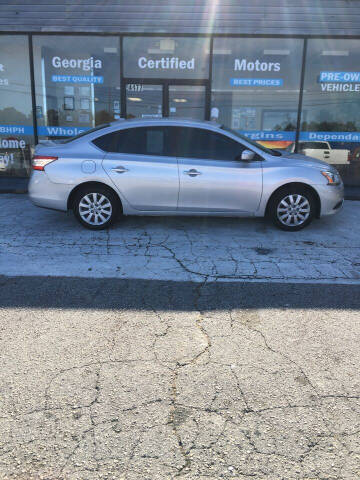 2015 Nissan Sentra for sale at Georgia Certified Motors in Stockbridge GA