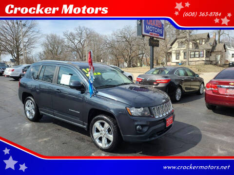 2014 Jeep Compass for sale at Crocker Motors in Beloit WI
