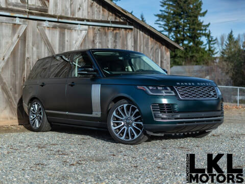 2019 Land Rover Range Rover for sale at LKL Motors in Puyallup WA